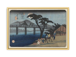Nagakubo, no. 28, from the series Kisokaido rokuju tsugi (the "Sixty-nine stations of the Kisokaido Highway")