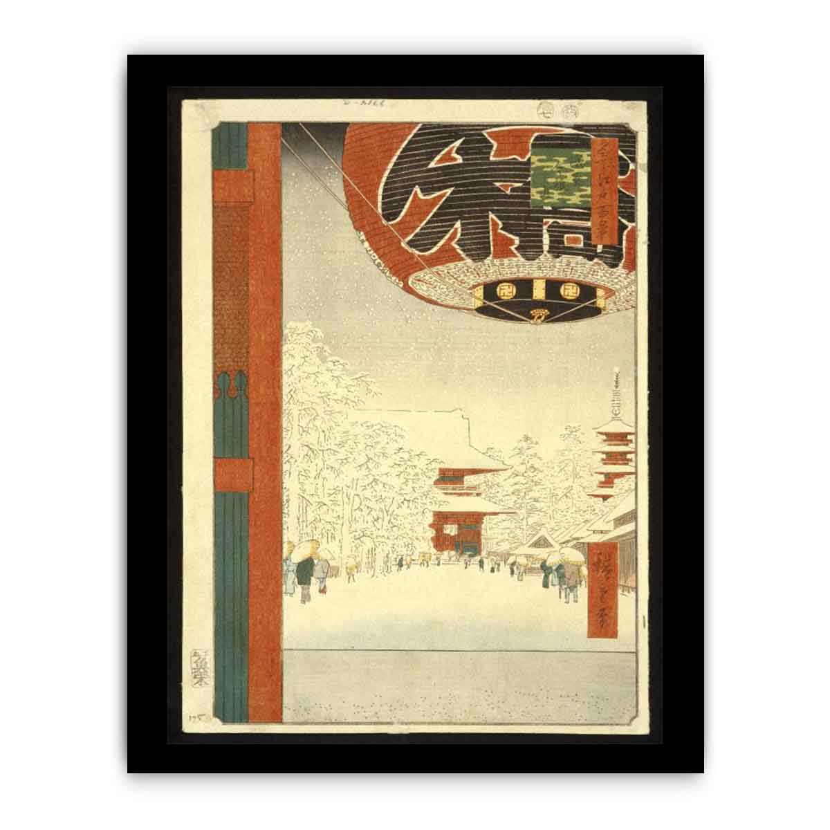 Kinryūzan Temple, Asakusa (Asakusa Kinryuzan), No. 99 from One Hundred Famous View of Edo