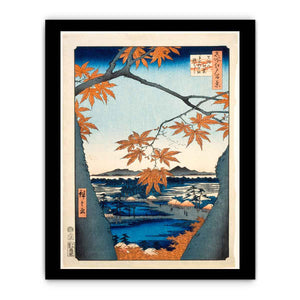 Maple Trees at Mama, Tekona Shrine and Linked Bridge