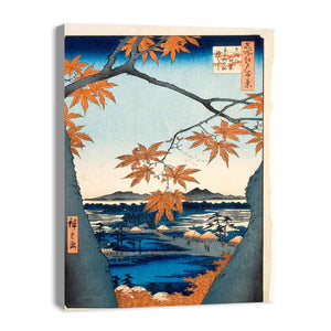 Maple Trees at Mama, Tekona Shrine and Linked Bridge