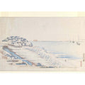 Snow Dawn at Susaki from the Letter-Sheet Set
