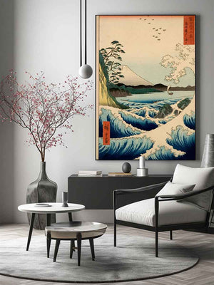 The Sea at Satta, Suruga Province, from the series "Thirty-six Views of Mount Fuji"