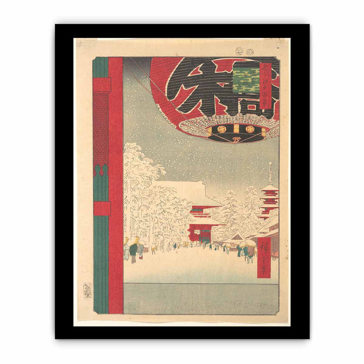 Kinryūsan Temple at Asakusa, from the series "One Hundred Famous Views of Edo