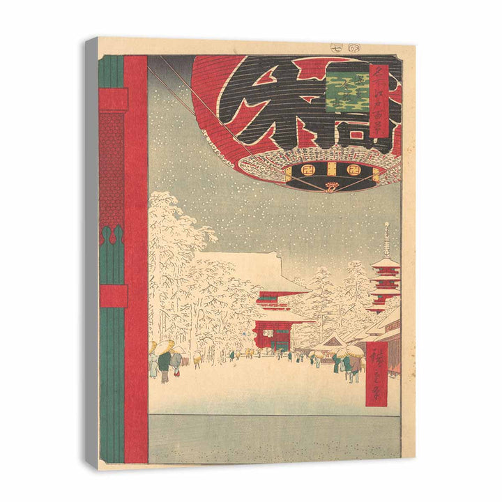 Kinryūsan Temple at Asakusa, from the series "One Hundred Famous Views of Edo