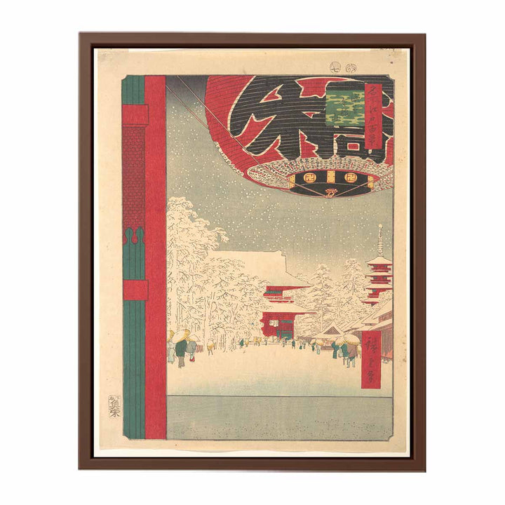 Kinryūsan Temple at Asakusa, from the series "One Hundred Famous Views of Edo