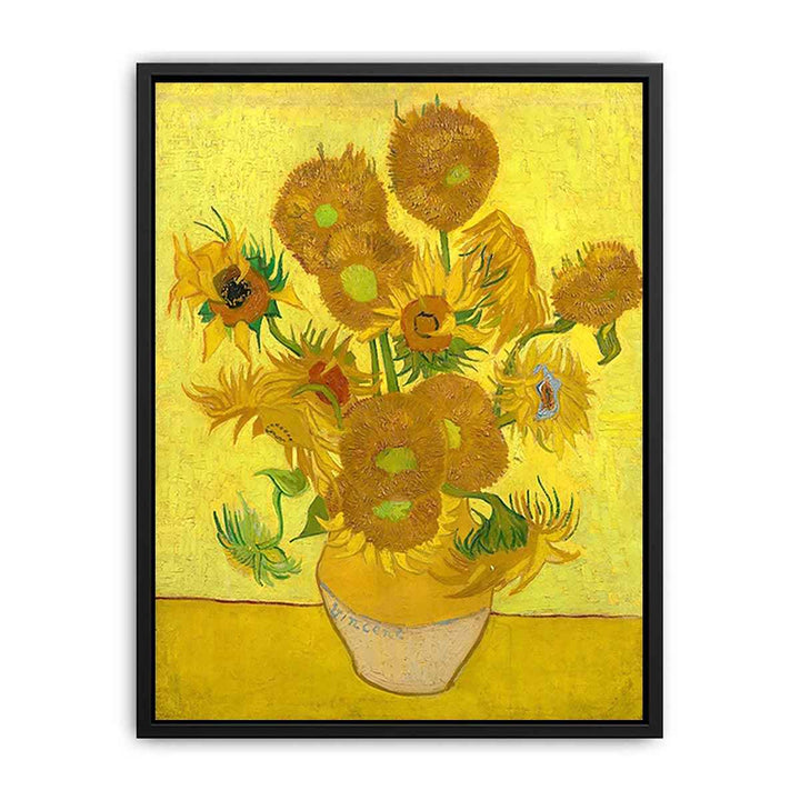 Vase Of Sunflowers Painting By Van Gogh