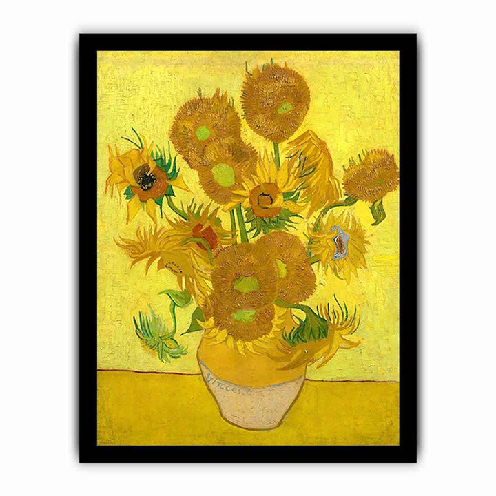 Vase Of Sunflowers Painting By Van Gogh
