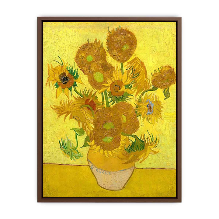 Vase Of Sunflowers Painting By Van Gogh