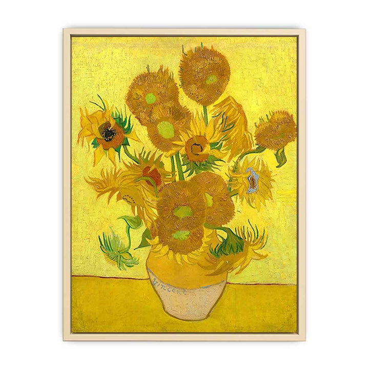 Vase Of Sunflowers Painting By Van Gogh