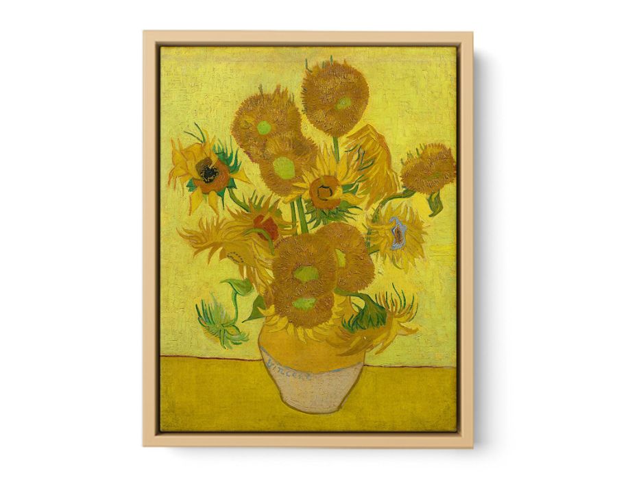 Vase Of Sunflowers Painting By Van Gogh Artwork