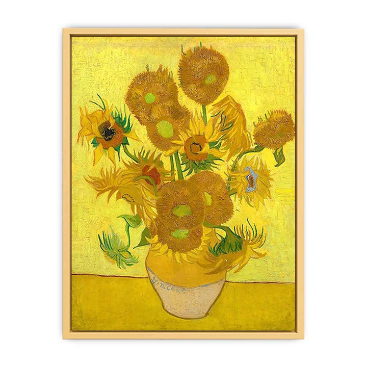 Vase Of Sunflowers Painting By Van Gogh