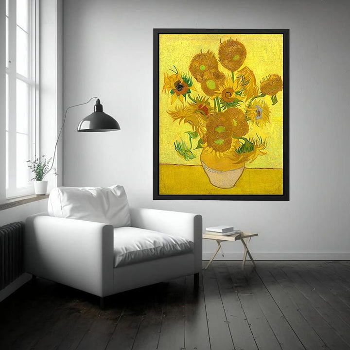 Vase Of Sunflowers Painting By Van Gogh