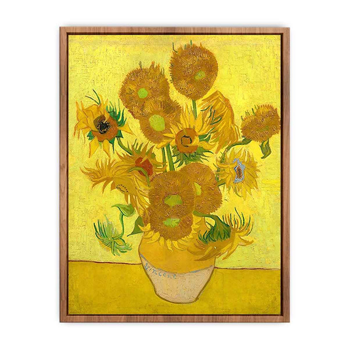 Vase Of Sunflowers Painting By Van Gogh
