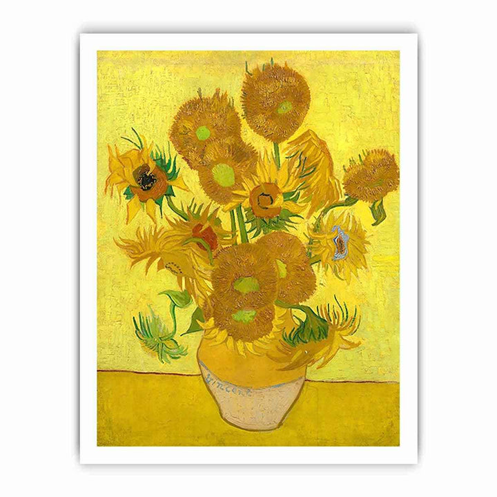 Vase Of Sunflowers Painting By Van Gogh