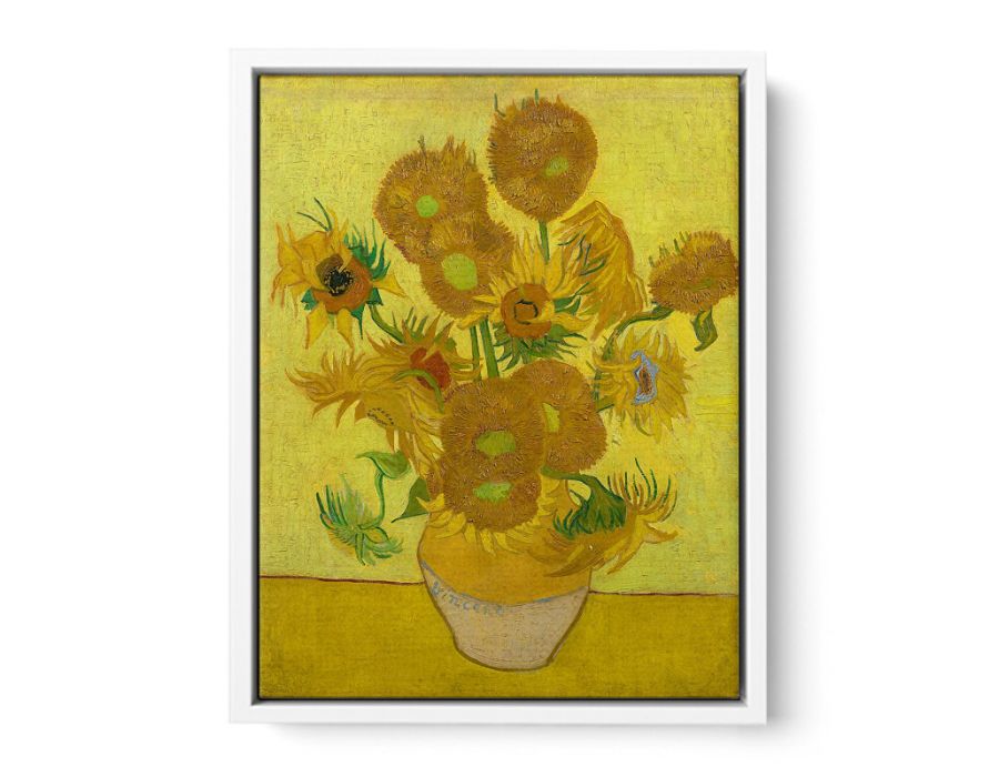 Vase Of Sunflowers Painting By Van Gogh Art Print