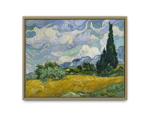 Wheat Field With Cypresses By Van Gogh Oil Painting