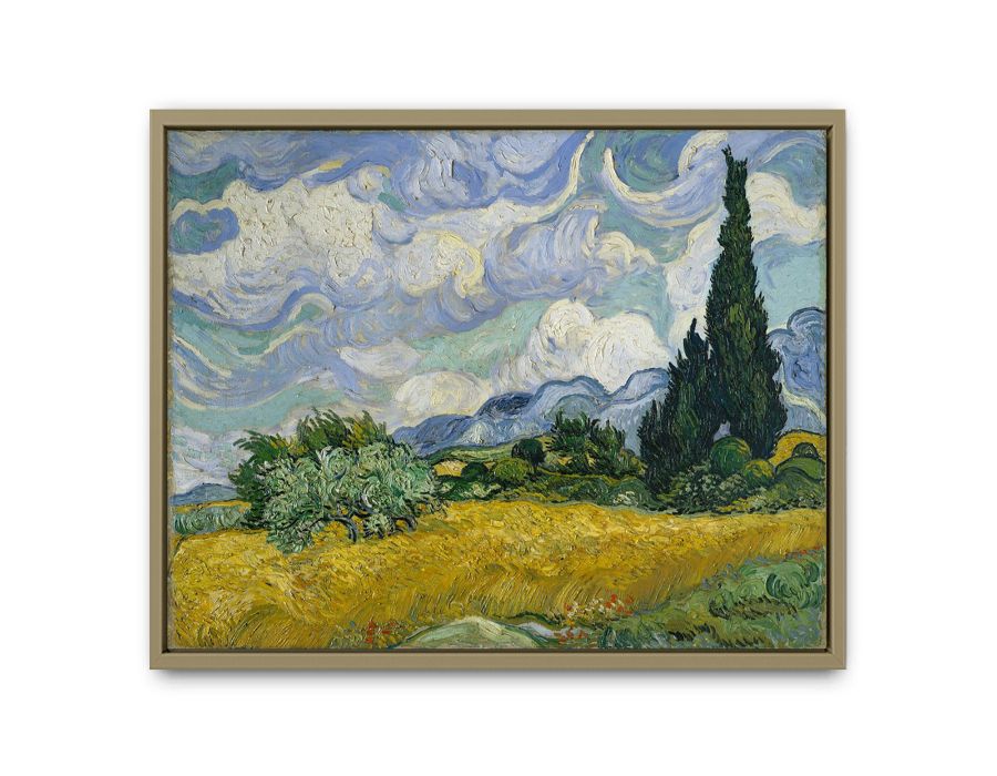 Wheat Field With Cypresses By Van Gogh Oil Painting