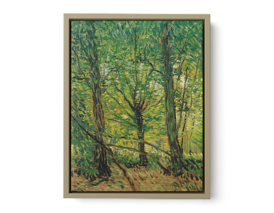 tree And Undergrowth By Vincent Van Gogh Oil Painting