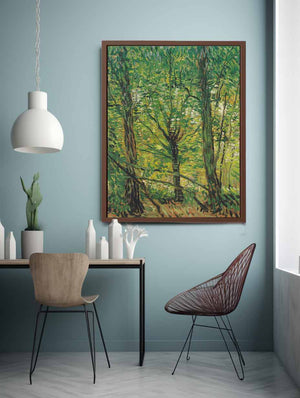 tree And Undergrowth By Vincent Van Gogh