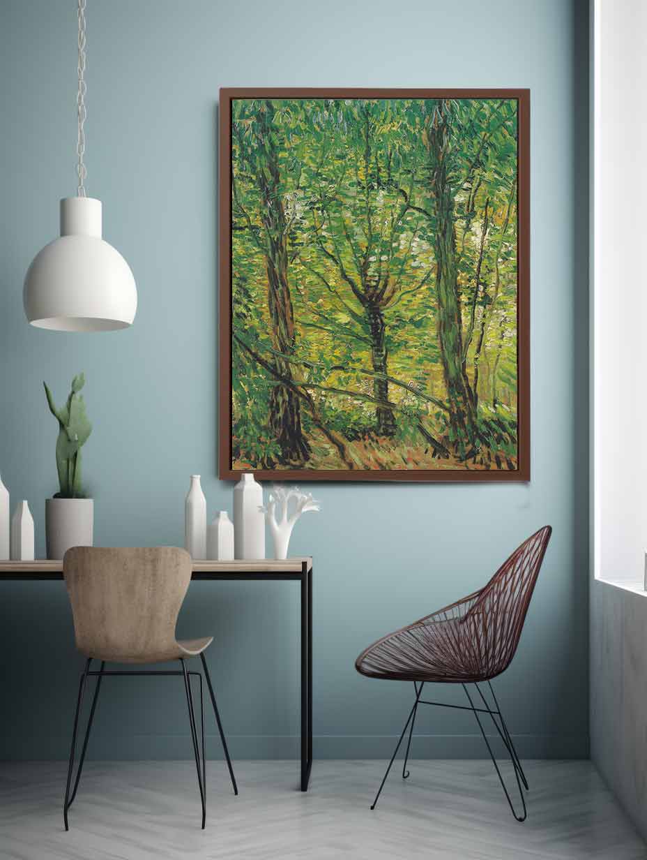 tree And Undergrowth By Vincent Van Gogh