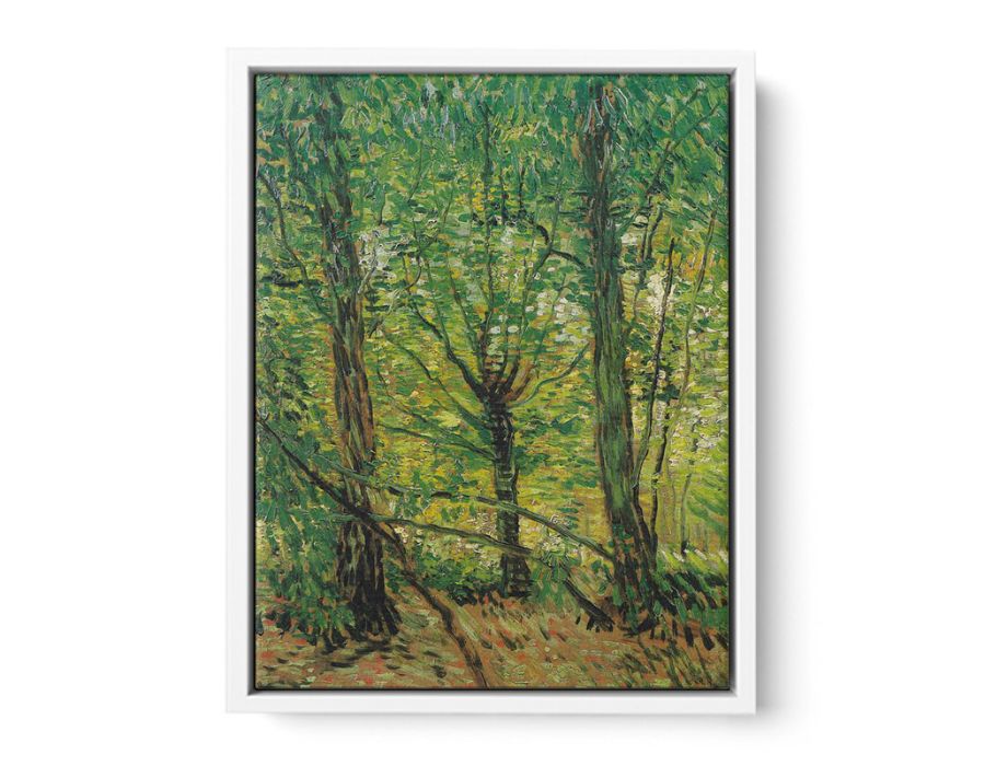 tree And Undergrowth By Vincent Van Gogh Art Print