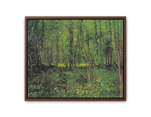 tree And Undergrowth By Van Gogh Famous Painting
