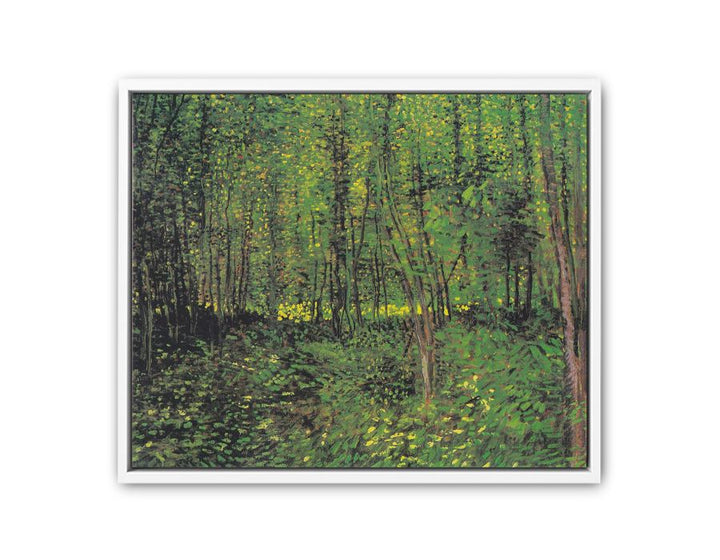 tree And Undergrowth By Van Gogh
