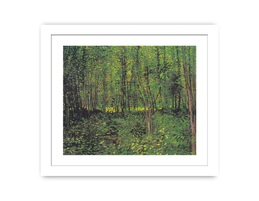 tree And Undergrowth By Van Gogh Famous painting