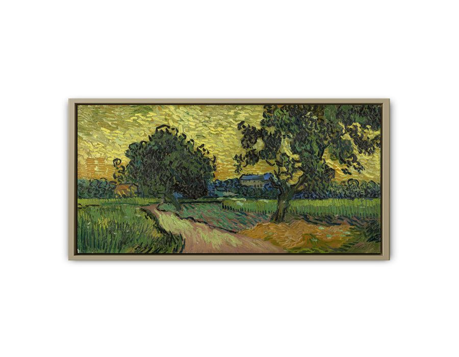 Landscape At Twilight By Van Gogh Oil Painting
