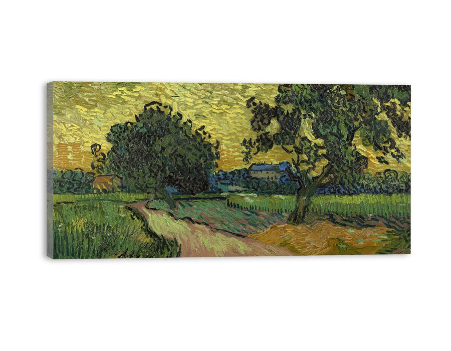 Landscape At Twilight By Van Gogh