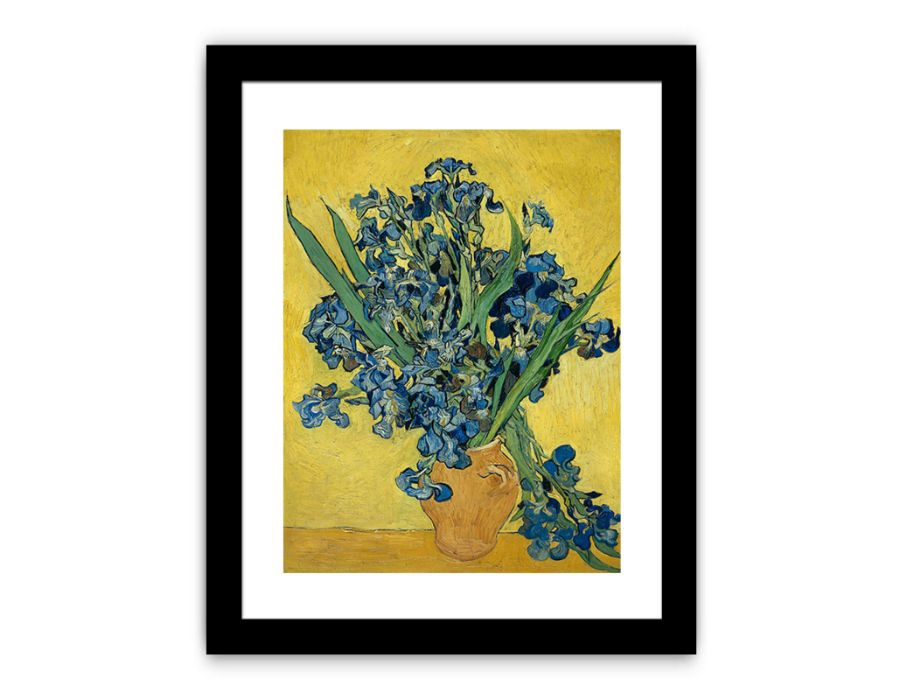 Vase Of Irises By Van Gogh Canvas Print