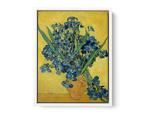 Vase Of Irises By Van Gogh Art Print