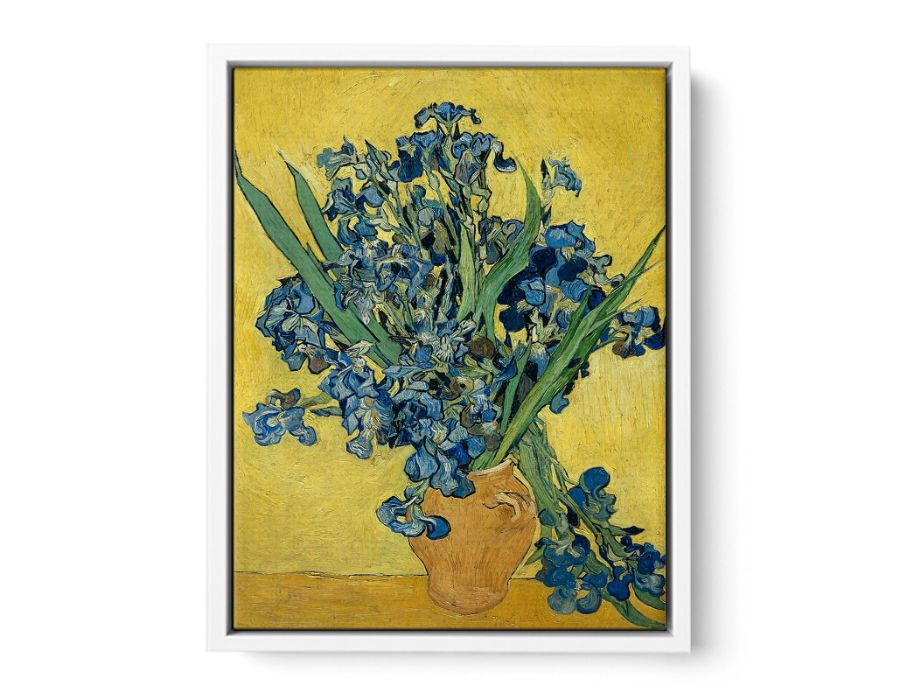 Vase Of Irises By Van Gogh Art Print