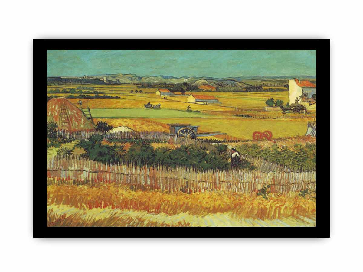 Harvest Painting By Van Gogh