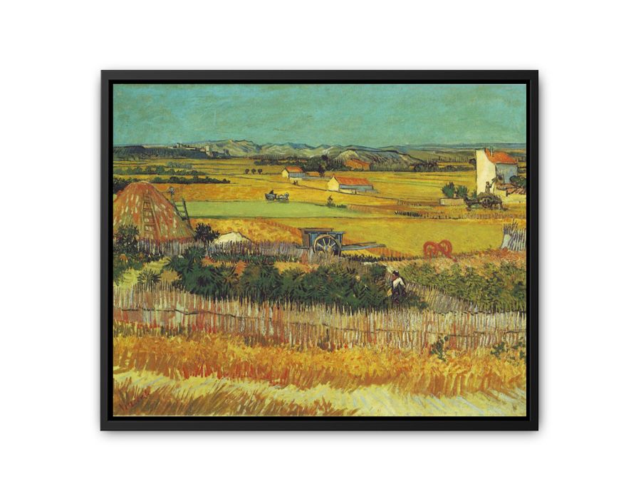 Harvest Painting By Van Gogh