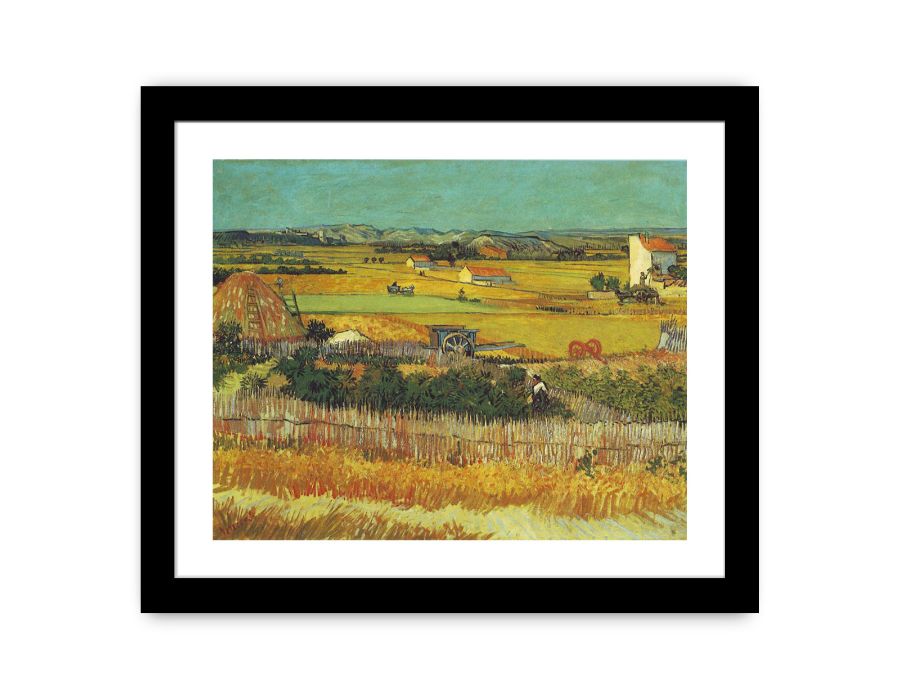 Harvest Painting By Van Gogh Canvas Print