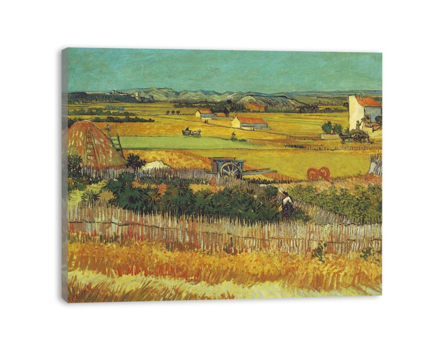 Harvest Painting By Van Gogh