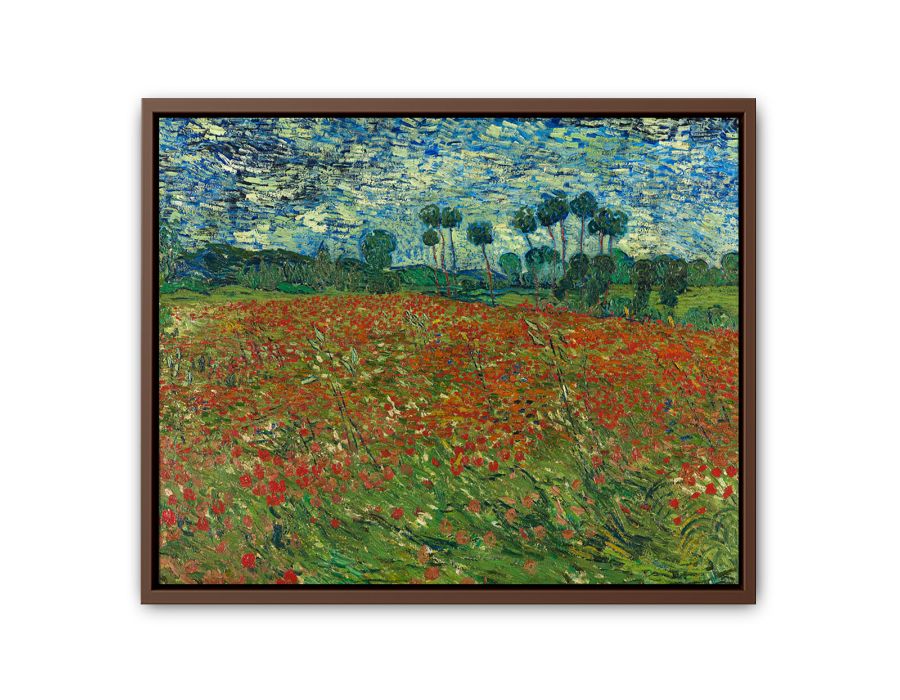 Poppy Field By Vincent Van Gogh Famous Painting
