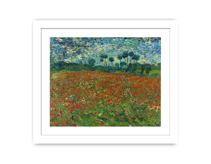 Poppy Field By Vincent Van Gogh Famous painting