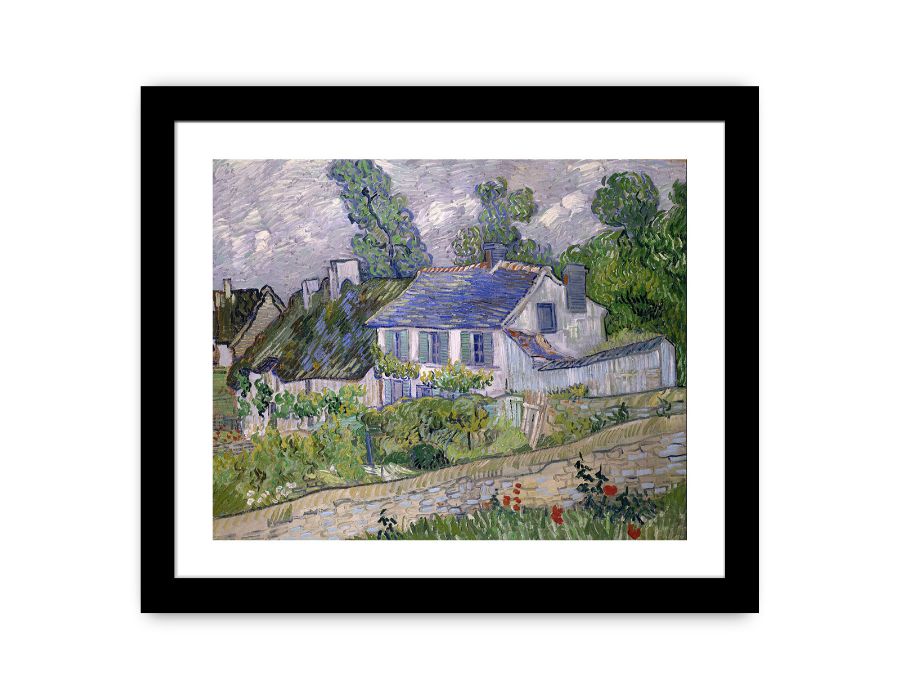 Houses At Auvers By Van Gogh Canvas Print