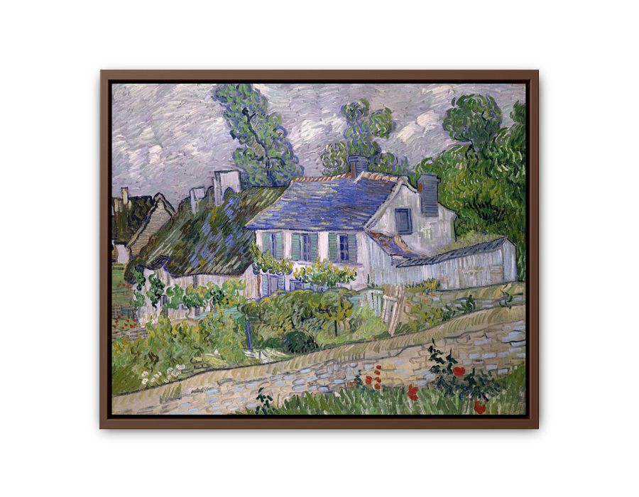 Houses At Auvers By Van Gogh Famous Painting