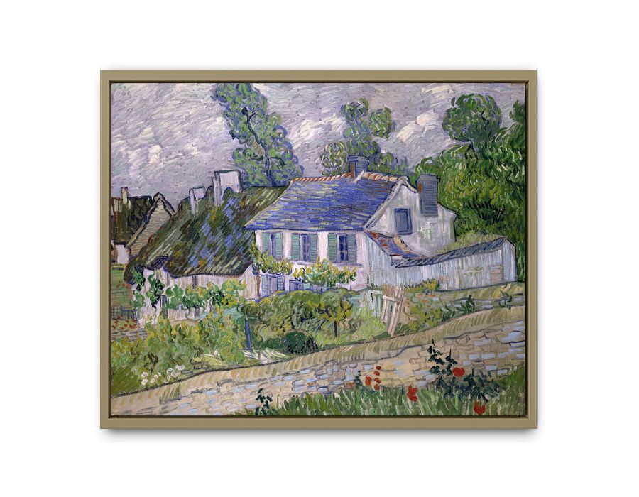 Houses At Auvers By Van Gogh Oil Painting