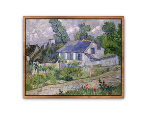Houses At Auvers By Van Gogh Streched canvas
