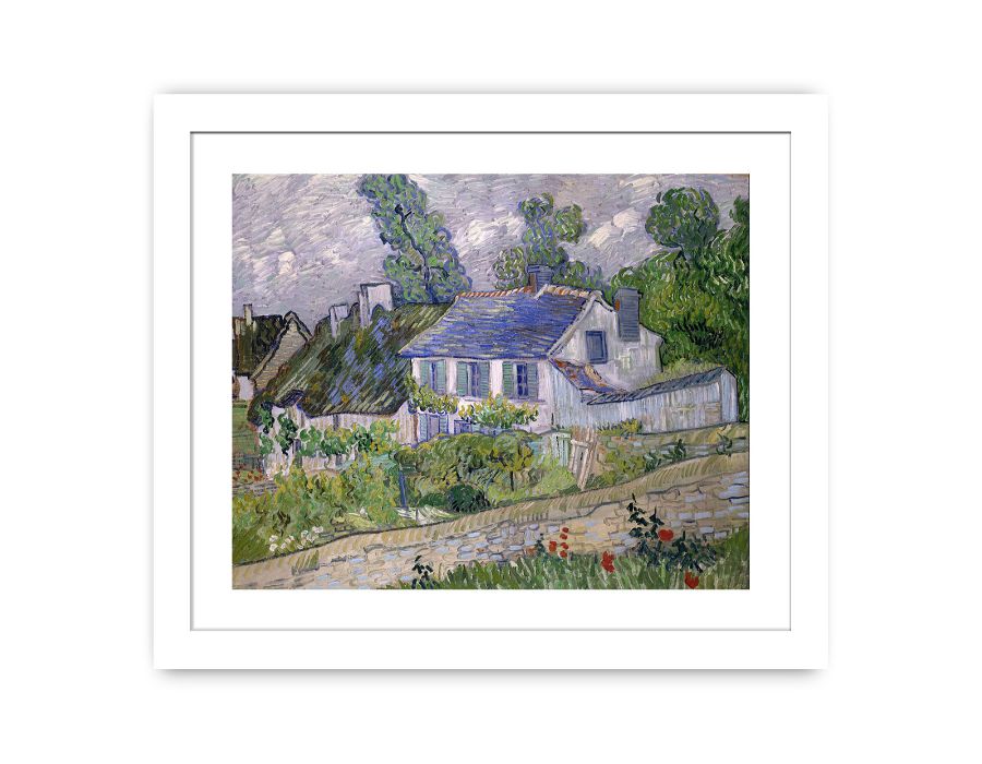 Houses At Auvers By Van Gogh Famous painting