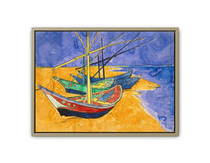 Fishing Boats By Van Gogh Oil Painting