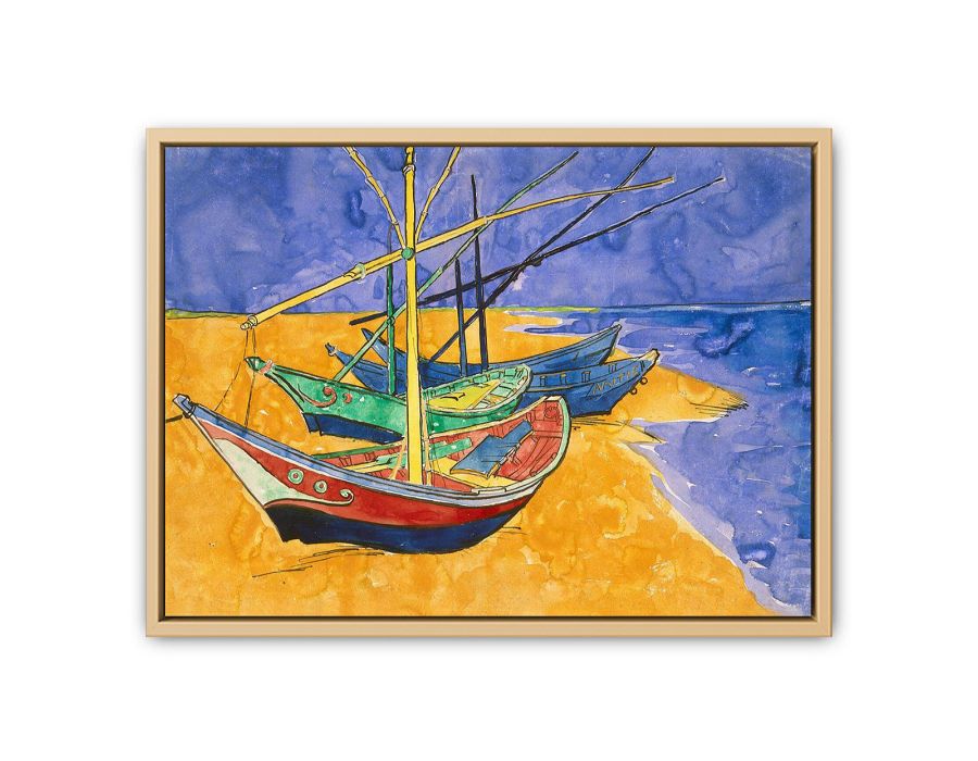 Fishing Boats By Van Gogh Artwork