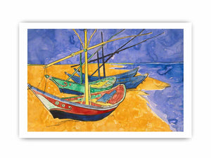 Fishing Boats By Van Gogh