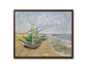 Fishing Boats At Sainte-Marie By Van Gogh Famous Painting