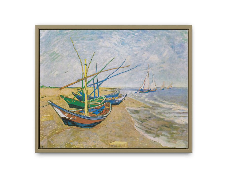 Fishing Boats At Sainte-Marie By Van Gogh Oil Painting