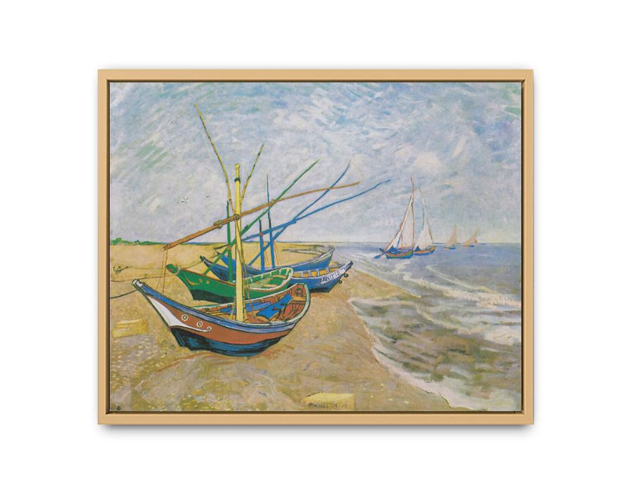 Fishing Boats At Sainte-Marie By Van Gogh Artwork